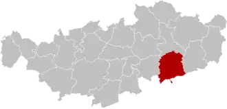 Localisation de Perwez