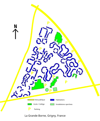 Localisation de La Grande Borne