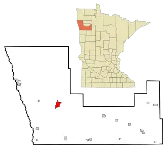 Localisation de Crookston