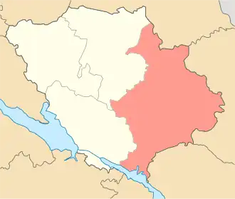 Localisation de Raïon de Poltava