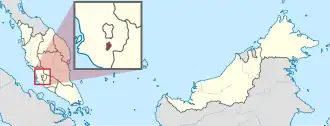 Localisation de Territoire fédéral de Putrajaya