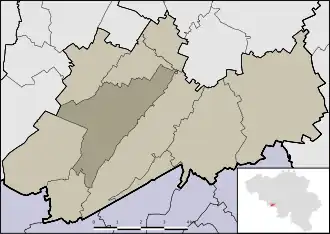 Localisation de Quévy-le-Petit