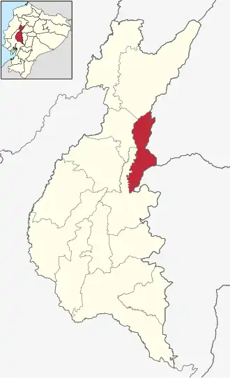 Localisation de Canton de Quinsaloma
