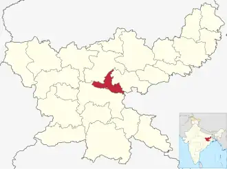 Localisation de District de Ramgarh