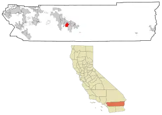 Localisation de Indian Wells