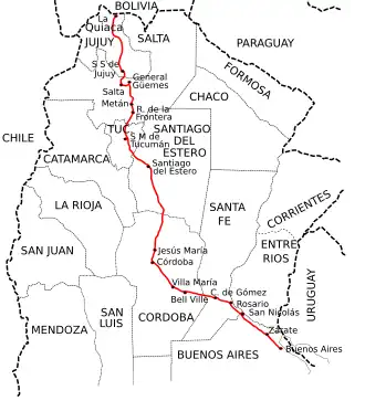 Image illustrative de l’article Route nationale 9 (Argentine)