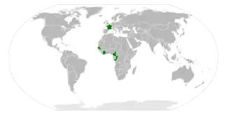 Carte de l'organisation