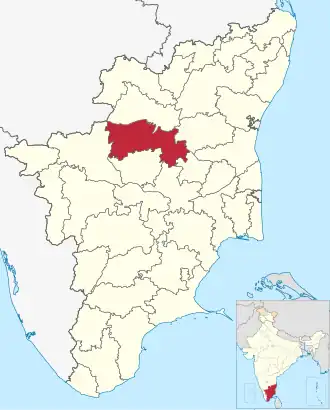 Localisation de District de Salem