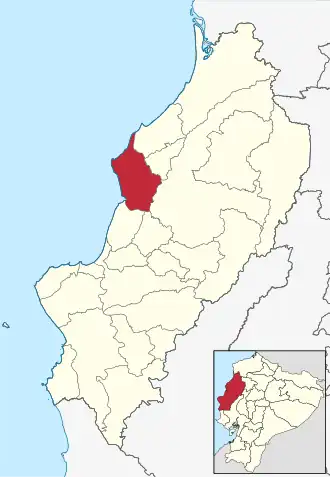 Localisation de Canton de San Vicente