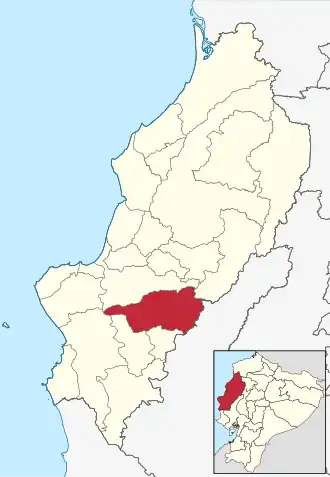 Localisation de Canton de Santa Ana