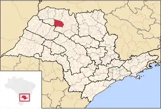 Microrégion de Nhandeara