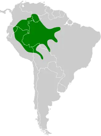 Description de l'image Schiffornis major map.svg.