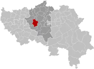 Localisation de Seraing