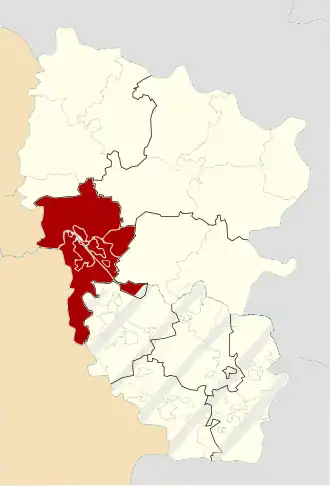 Localisation de Raïon de Sievierodonetsk