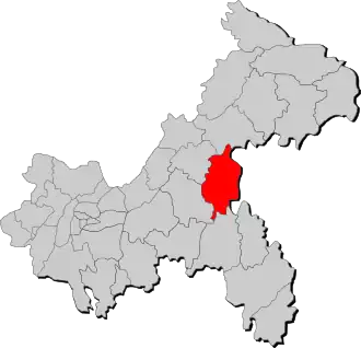 Localisation de Shízhù tǔjiāzú Zìzhìxiàn