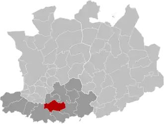 Localisation de Wavre-Sainte-Catherine