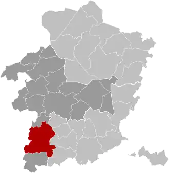 Localisation de Saint-Trond