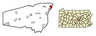 Localisation de Shamokin Dam