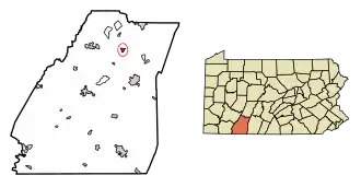 Localisation de Hooversville