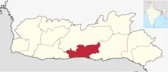 Localisation de District des South West Khasi Hills