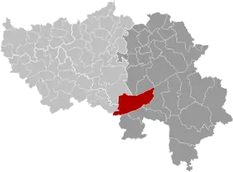 Localisation de La Gleize