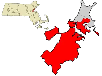 Localisation de Boston