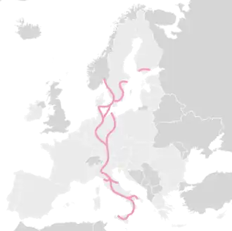 Image illustrative de l’article Corridor Scandinavie-Méditerranée