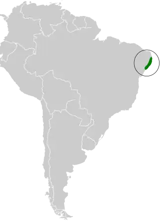 Description de l'image Thalurania watertonii map.svg.