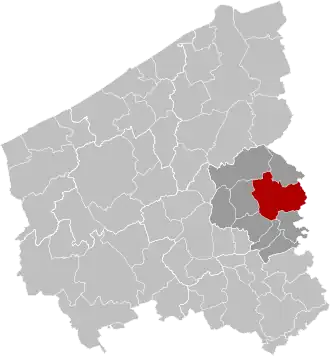 Localisation de Tielt