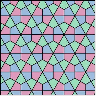 Image illustrative de l’article Pavage trihexagonal deltoïdal