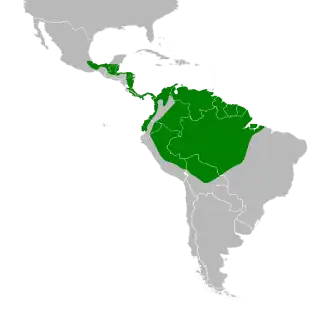 Description de l'image Tinamus major map.svg.