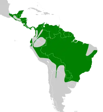 Description de l'image Tolmomyias sulphurescens map.svg.