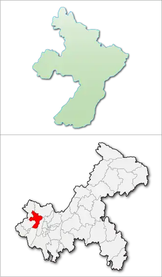 Localisation de Tóngliáng Xiàn