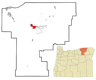 Localisation de Pendleton