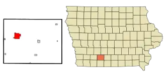 Localisation de Creston