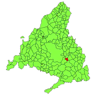 Localisation de Velilla de San Antonio