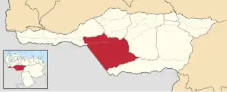 Localisation de Rómulo Gallegos