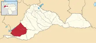 Localisation de Ezequiel Zamora