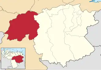 Localisation de Cedeño