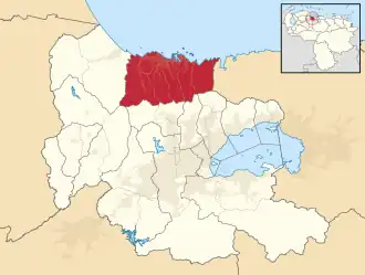 Localisation de Puerto Cabello
