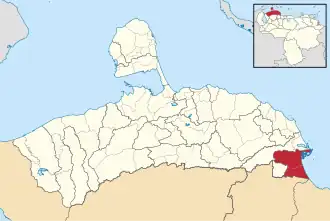 Localisation de José Laurencio Silva