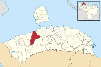 Localisation de Urumaco