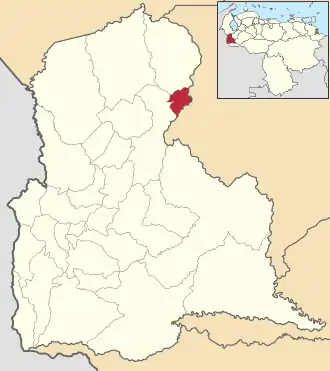 Localisation de Simón Rodríguez