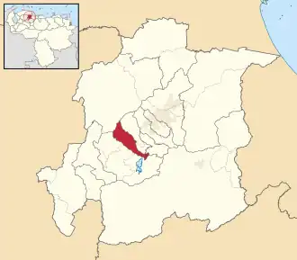 Localisation de Arístides Bastidas