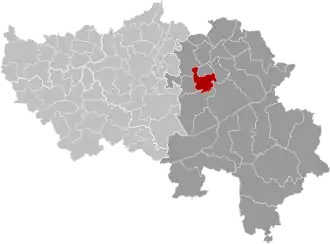 Localisation de Verviers