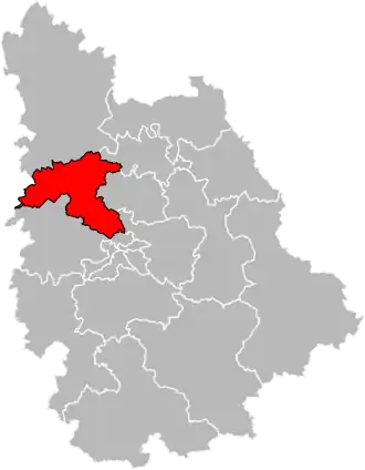 Canton de Migné-Auxances