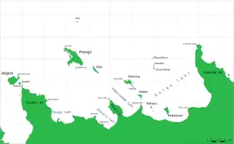 L'île Rohusi entre Pedassaar et Koipsi