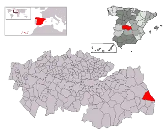 Localisation de Villanueva de Alcardete