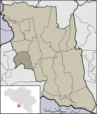 Localisation de Villers-la-Tour