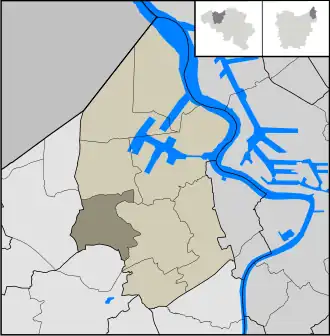 Localisation de Vrasene